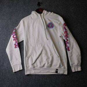Mammoth Mountain Hoodie Mens Small White Pullover Ski Resort Graphic‎ California